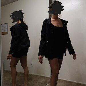 Light weight, Black rain jacket